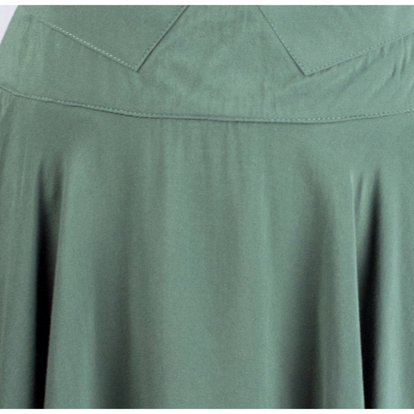 ▪️Skunkfunk | Sage Green Organic Cotton Skirt - Picture 5 of 5
